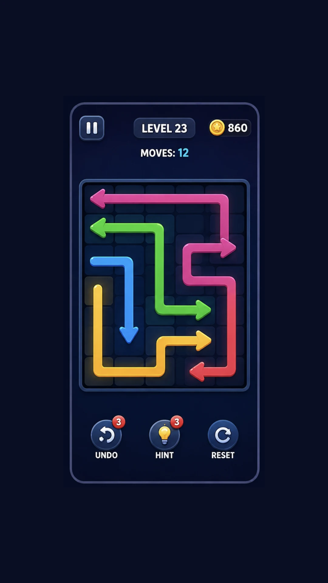 Arrow Puzzle Escape Game screenshot